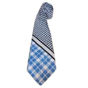 Vintage 1960's Bold Blue and White and Necktie